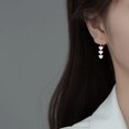 thumbnail image 2 of Solid 925 Sterling Silver Love Heart Drop Earrings for Women Teens Sweet Heart Dangle Earrings Hook Earrings, 2 of 15