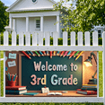 thumbnail image 6 of LUUFILx Welcome to 3rd Grade Backdrop Banner Classroom Decoration for School Entrance Photo Background Teacher Appreciation Event Supplies, 6 of 8