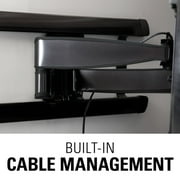 SANUS Premium Full Motion TV Wall Mount for TVs Up to 90 - Smooth Extension, Swivel & Tilt, Black Finish