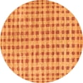 thumbnail image 1 of Ahgly Company Indoor Round Abstract Orange Contemporary Area Rugs, 8' Round, 1 of 1