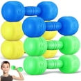 thumbnail image 1 of 3 pares de pesas para niños para hacer ejercicio, mancuernas para niños pequeños, pesas interactivas para niños, accesorio para niños, 1 of 8