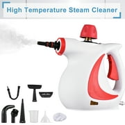 Romacci Handheld Steam Cleaner 1050W High Temperature Pressurized Steam Cleaning Machine with 9PCS Accessory Portable Multifunction Steamer for Kitchen Sofa Bathroom Car Window