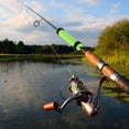 thumbnail image 2 of Espuma Cylinder Fishing Rod Floats with Hook-and-Loop Straps Green 6 Pack, 2 of 6