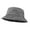 Grey, variant on Bucket Hat, Wide Brim Washed Denim Cotton Outdoor Sun Hat Flat Top Cap for Fishing Hiking Beach Sports Wine