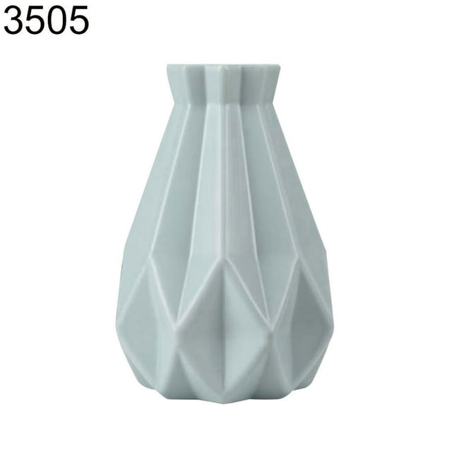 Plastic Shatter-proof Flower Pot Vase Modern Study Room Hallway Wedding Decor
