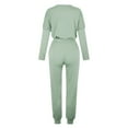 thumbnail image 4 of Maplenight Sweatsuits Womens Loungewear Set Tracksuit Long Sleeve Pajamas Set with Pockets 2 Piece Outfits Lounge Sets Holiday Deals On Clearance, 4 of 4