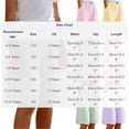 thumbnail image 4 of Bovxnpu Girls Summer Capris Wide Leg Pants Linen Cotton Girls Shorts Casual with Pockets Loose Pants, 4 of 9
