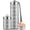 Gray, variant on Detachable 7-Day Aluminum Pill Case Container, Portable Stackable Daily Supplement Vitamin Storage Organizer with Keychain Hook for Travel & Daily Beauty Supplement Storage