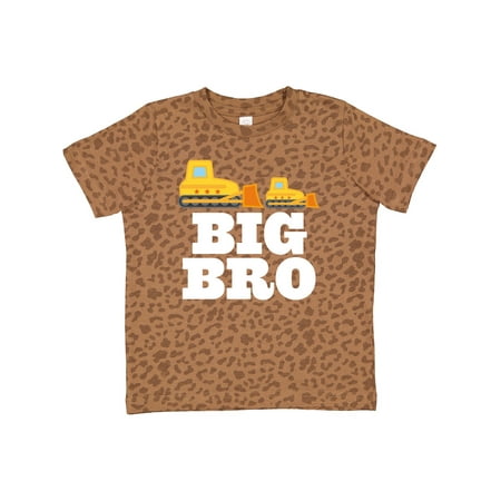 

Inktastic Big Bro Bulldozer Construction Brother Boys Gift Toddler Boy Girl T-Shirt