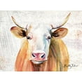 thumbnail image 2 of Talent, Kelley 14x12 White Modern Wood Framed Museum Art Print Titled - Royal Gold Steer, 2 of 4