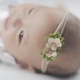 thumbnail image 2 of 3Pcs Pearl Baby Flower Headband Hair Band Elastic Headwear Photo Props, 2 of 7