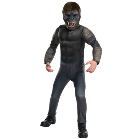 Boys King Kong Skull Island Halloween Costume Gorilla Medium (8-10)