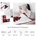 thumbnail image 4 of Christmas Red Throw Flannel Blanket 50x60In Black Buffalo Check Plaid Super Soft Cozy Bed Blanket, Lightweight Plush Fuzzy Bed Throw for Bedroom Sofa Couch Living Room, 4 of 4