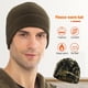 thumbnail image 3 of Minnieouse Sport Beanie Adultos Sombreros protectores Gorras de lana polar para exteriores Gorro de esquí para correr Accesorio de ropa de moda Gris oscuro Sombreros Camuflaje Minnieouse AP011290-12B, 3 of 6