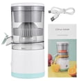 thumbnail image 2 of Orange Electric Citrus Juicer Machines with USB and Cleaning Brush Portable Rechargeable Masticating Orange Juicer Lemon Squeezer for Orange Lemon Grapefruit, 2 of 7