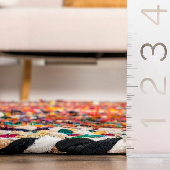 nuLOOM Tammara Hand Braided Runner Rug, 2' 6" x 6', Multi