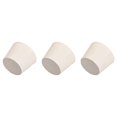 thumbnail image 5 of Tapón de goma sólido con forma cónica de Unique Bargains para tapón de tubo de laboratorio 1.3" x 1.65" x 1.22" Blanco 3Pcs, 5 of 5