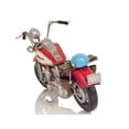thumbnail image 7 of Old Modern Handicrafts Red Harley-Davidson Motorcycle Metal Handmade, 7 of 7