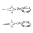 thumbnail image 2 of kurtrusly Gothic Punk Style Copper Metal Drop Earrings Classic For All Occasions Unisex Gift white gold, 2 of 6