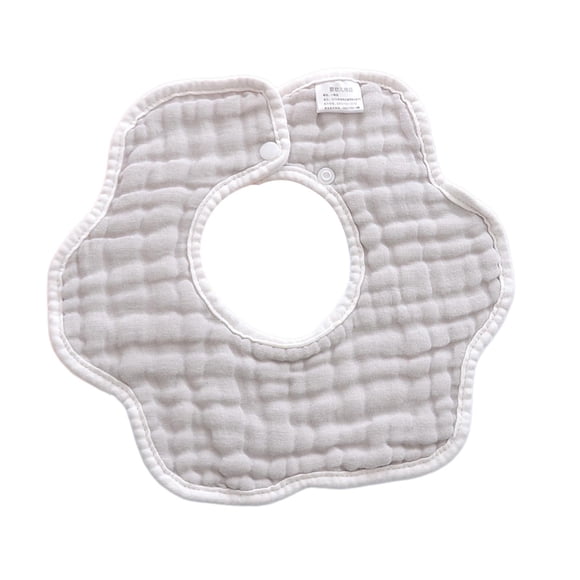 Babero de muselina para bebé, babero ajustable, 8 orgánicos, unisex, para niñas (1 unidad)