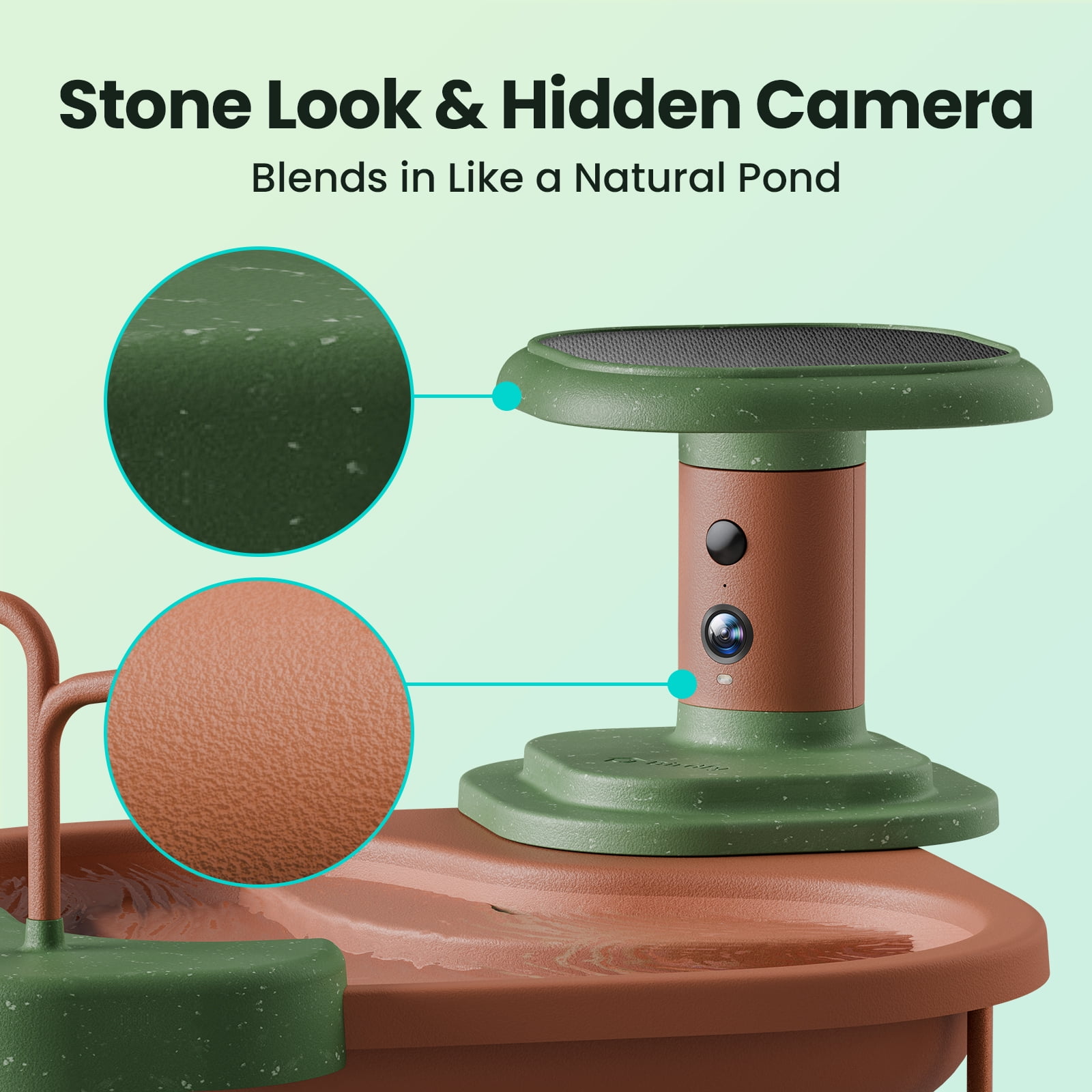 Birdfy Smart Bird Bath with Camera Solar Powered, AI Identify, Live View, Instant Notify, Ideal Gift for Bird Lovers