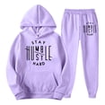 thumbnail image 4 of CONZONE Mens Sweatsuit 2 Peice Set Casual Track Suit for Men Letter Graphic Y2K Long Sleeve Hoodies Sweatpants Cozy Fall Winter Athletic Jogging Outfits, 4 of 4