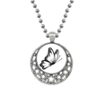 thumbnail image 1 of Simple Vintage mariposa en negro Collares Colgante Retro Moon Stars Jewelry Unbranded M, 1 of 3