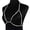 Gold, variant on Rhinestone Body Chain Bra Summer Beach Bikini Waist Chain Chest Belly Chain Crystal Sexy Body Jewelry for Women and Girls (Gold)