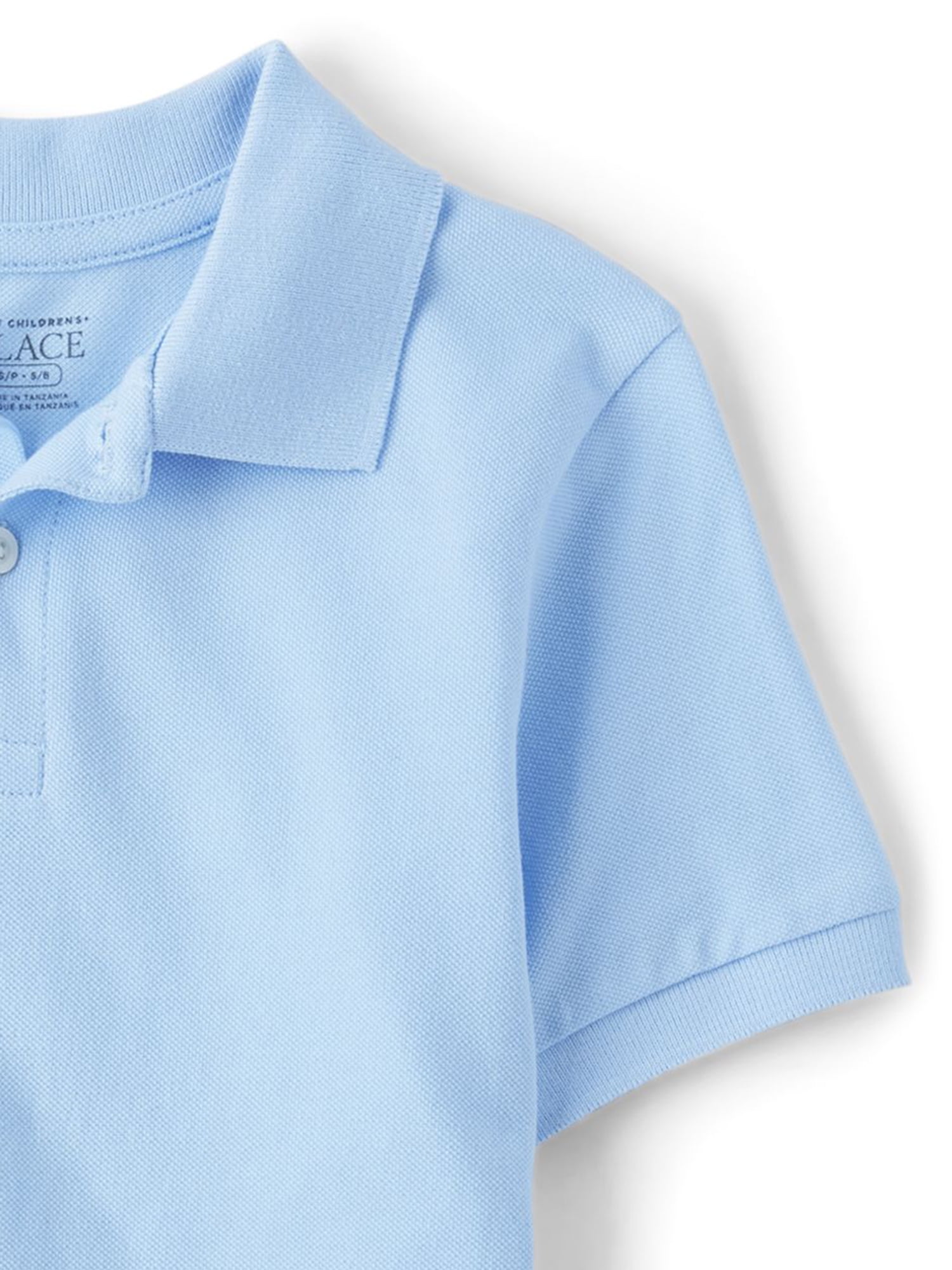 The Children's Place Boys Uniform Short Sleeve Pique Polo, Sizes XS-XXL