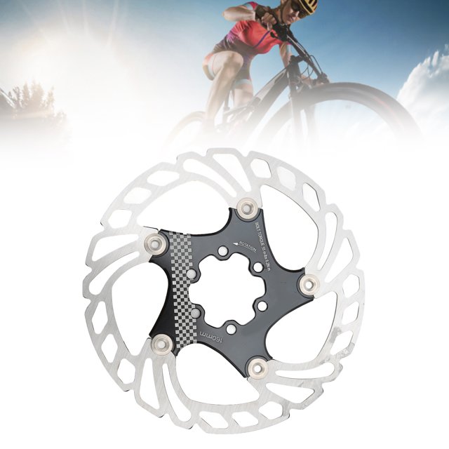 Mountain Bike Brake Rotor with 6 Bolts, Heat Dissipation Disc, Strong and Durable, CNC Precision Manufacturing
