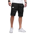 thumbnail image 1 of Lucakuins Pantalones cortos de carga para hombre, pantalones cortos de verano con cordón, ropa de calle con bolsillos Lucakuins moda, 1 of 3