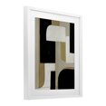 thumbnail image 2 of Stupell Industries Mid-Century Minimalist Geometrics in Neutrals White Framed Print Under Glass, 17 x 21, by Kippi Leonard, 2 of 8