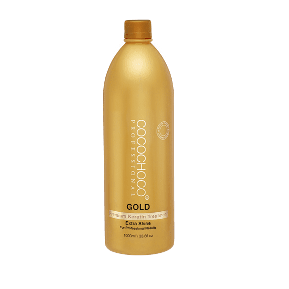 COCOCHOCO Gold keratin hair straightening treatment 34oz - with 24k liquid gold