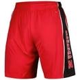 thumbnail image 2 of Men's Colosseum Scarlet Nebraska Huskers Panel Shorts, 2 of 3