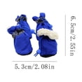thumbnail image 5 of Dog Winter Boots With Fleece Lining Reflective Tape And Drawstring Closure For Small To Medium Dogs 4 Pack, 5 of 5