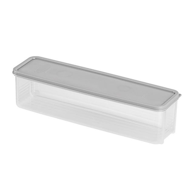 Récipient de Nouilles Transparent Empilable Étanche à l'Humidité avec Couvercle Rectangle de Conservation Frais Boîte Spaghetti Conservation Boîte de Rangement Accessoires de Cuisine