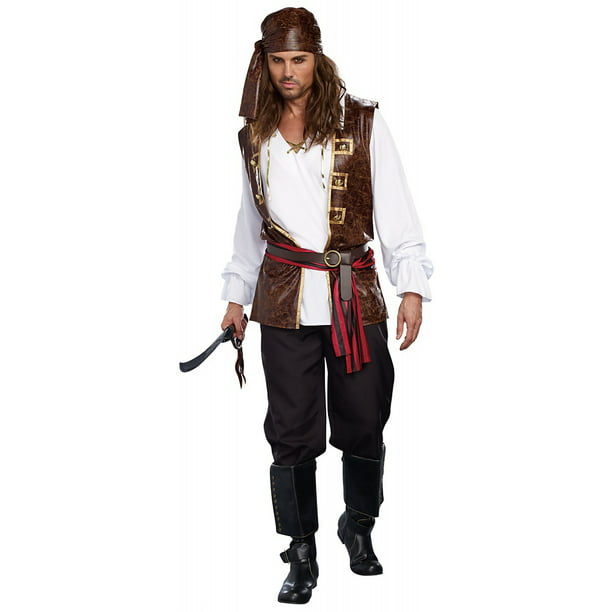 Sea Worthy Pirate Adult Costume - XX-Large - Walmart.com - Walmart.com