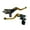 Gold, variant on 2Pcs Motorcycle Cylinder Reservoir Levers 7/8" Break Lever Upper Hydraulically Brake Lever Accessory