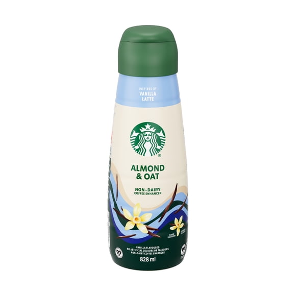 STARBUCKS Non-dairy Vanilla Coffee Enhancer, Blend of Almond & Oat, Vegan