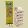 thumbnail image 2 of Bloque de madera Zulema apilamiento Torre de madera Bloques de construcción multicolor, 2 of 8