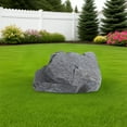 thumbnail image 6 of Lightweight Rock Cover - 12" Realistic Stone for Outdoor Decor, PU Foam Well Pump Cover, Landscape Rocks for Garden, Yard, Aquarium, and Patio Decoration, 6 of 7