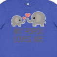 thumbnail image 4 of Inktastic My Papou Loves Me Grandchild Youth T-Shirt, 4 of 5
