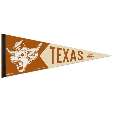 - Texas Longhorns Official NCAA 12 inch x 30 inch Premium Pennant by Wincraft