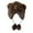 Coffee, variant on Winter Trapper HatsWomens Winter Solid Color Bear Ears Fashion Plush Hat Warm And Cold Proof Ear Cap