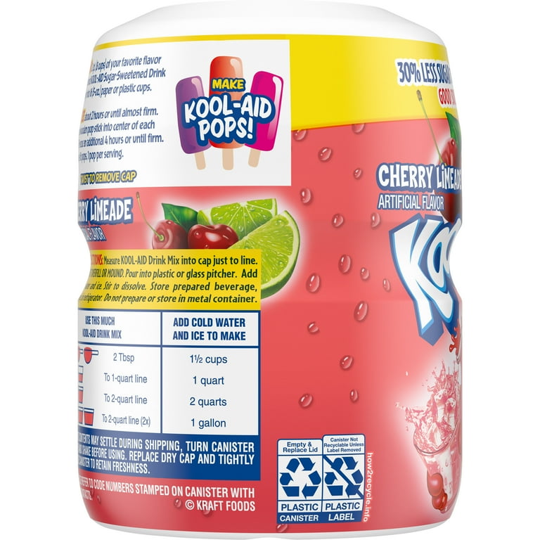 Kool-Aid Sugar-Sweetened Grape Artificially Flavored Powdered Soft Drink  Mix, 19 oz Canister 