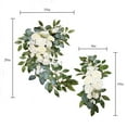 thumbnail image 2 of White Rose and Eucalyptus Wedding Arch Decor - Set of 2, 2 of 6