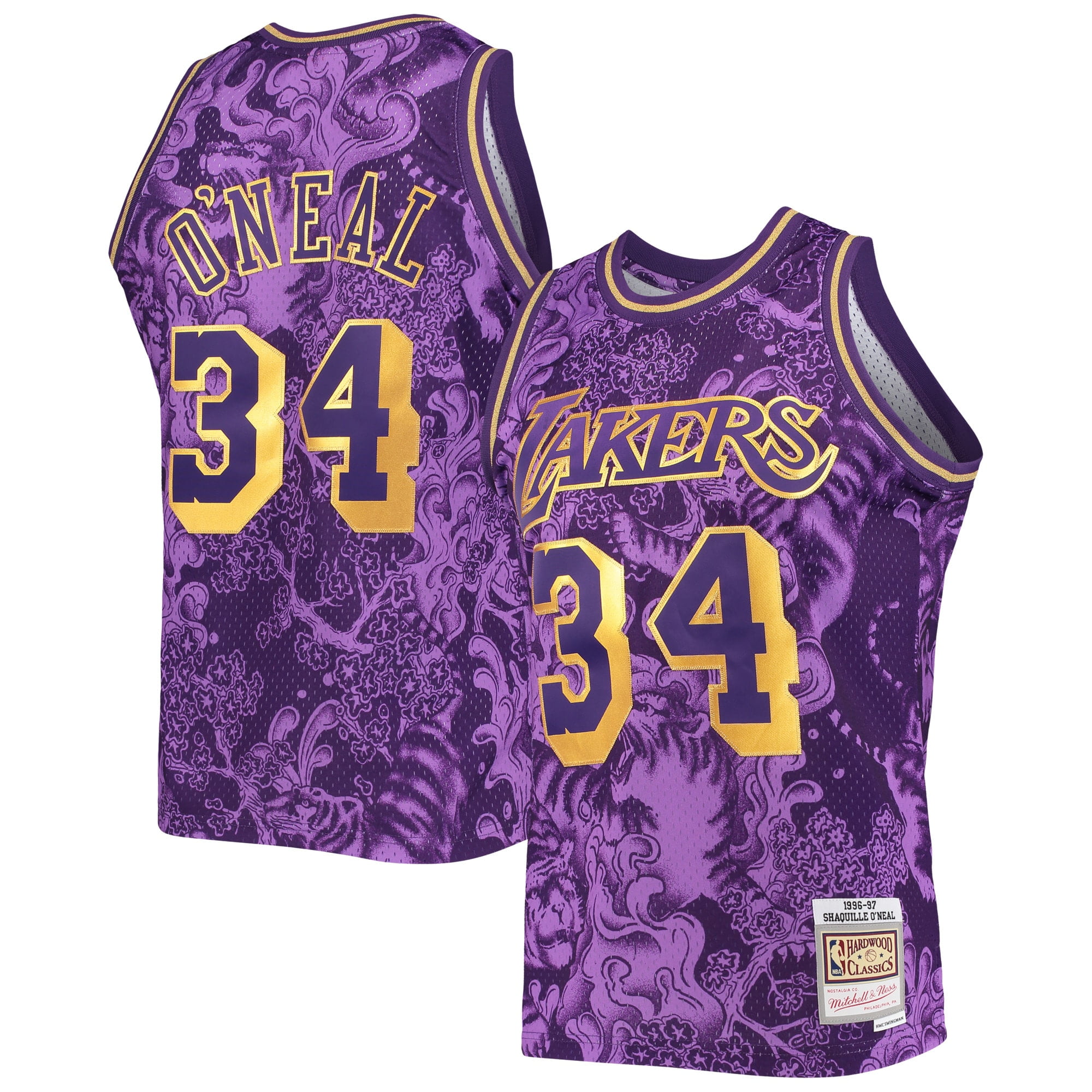 Men's Shaq Lakers Swingman Jersey - 1996-97 Lunar Kuwait | Ubuy