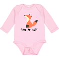 thumbnail image 3 of Inktastic Fox for Girls Woodland Animal Girls Long Sleeve Baby Bodysuit, 3 of 5
