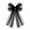 Black, variant on Virelaxpo Sheer Mesh Bow Decoration with Flowing Ribbons, Layered Hanging Bow Ornament for Christmas Tree Wedding Party Home Decor