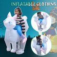 thumbnail image 2 of Ropa inflable de gato para montar, disfraces de personajes de Anime a la moda para actuaciones, niños y niñas, 2 of 5